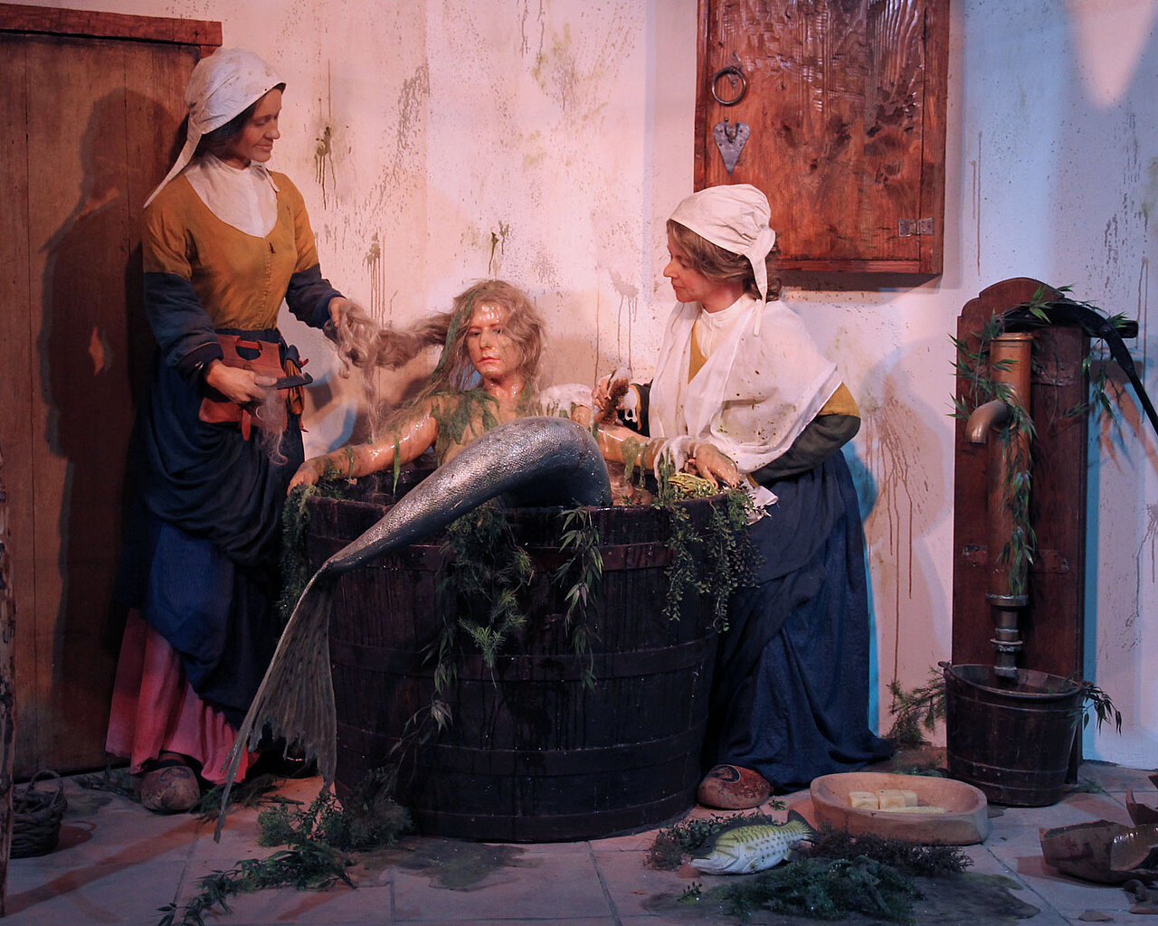 De zeemeermin in de tobbe